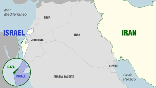 Vista del Mapa de Gaza