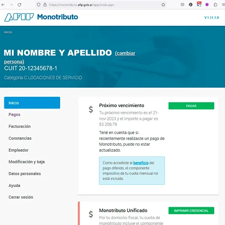 Opciones de Responsabilidad Fiscal