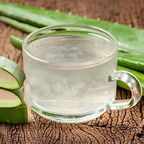 Jugo de aloe vera con limón