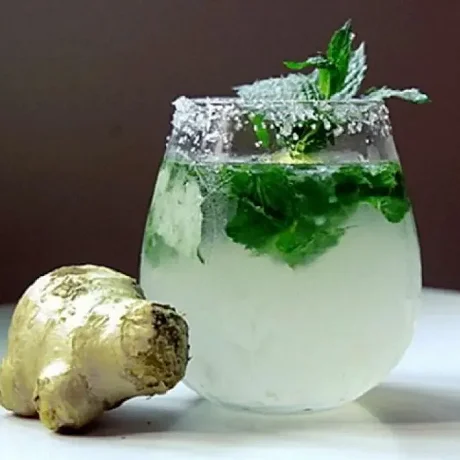 Infusión de aloe vera y jengibre