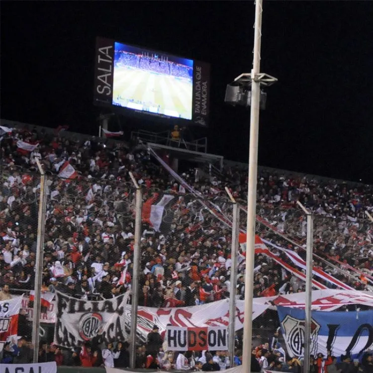 La hinchada de River Plate en Salta