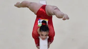La norteamericana Lauren Hernandez (AFP)