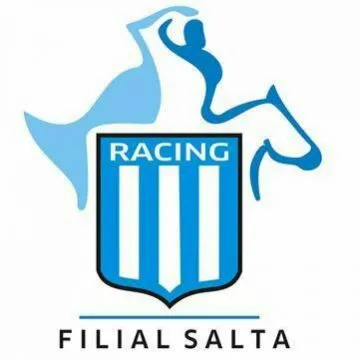 Escudo de la filial de Racing Club en Salta.