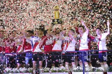 Los festejos del River campeón