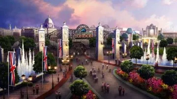 Vista de la entrada del Paramount Entertainment Resort