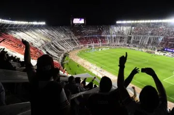 Vista de la cancha de River Plate