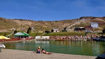 Vista de la Termas de Copahue, Neuquén