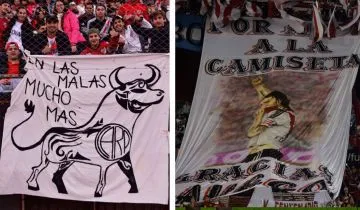 Banderas de los hinchas