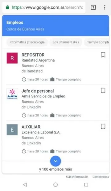 Plataformas aliadas donde Google ofrecerá ofertas laborales.