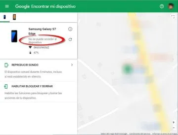 Active la opción 'Encontrar mi dispositivo'