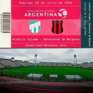 Atlético Tucumán vs Defensores de Belgrano en Salta