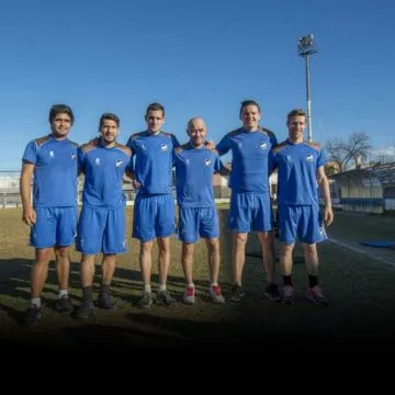 Avalos, More, Litre, Medina, Albornoz y Pablo Giménez, los refuerzos de Juventud que ya entrenan con el plantel que dirige J. J. López.