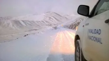 Nevada en la Puna salteña: Pasos de Jama y Sico cerrados