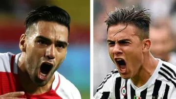 Radamel Falcao y Paulo DyBala enfrentados