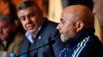 Jorge Sampaoli asumió como técnico de la Selección Argentina.