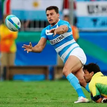 Los Pumas 7S clasificaron a cuartos de final venciendo a Brasil 31 a 0