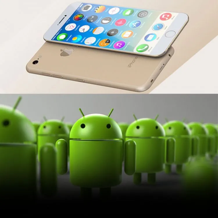 IPhone y Android compiten en el mercado por la funciones e innovaciones de sus nuevos dispositivos.