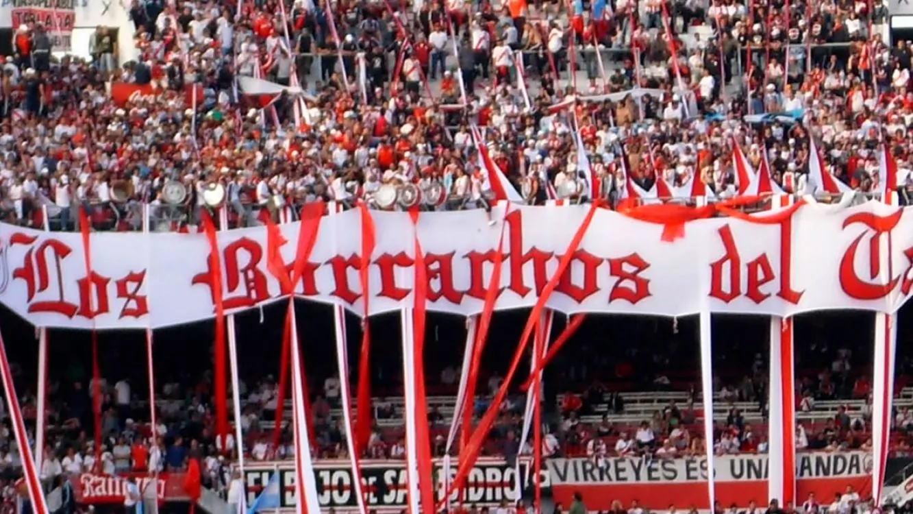 Los Borrachos del tablón, una de las hinchadas de River Plate