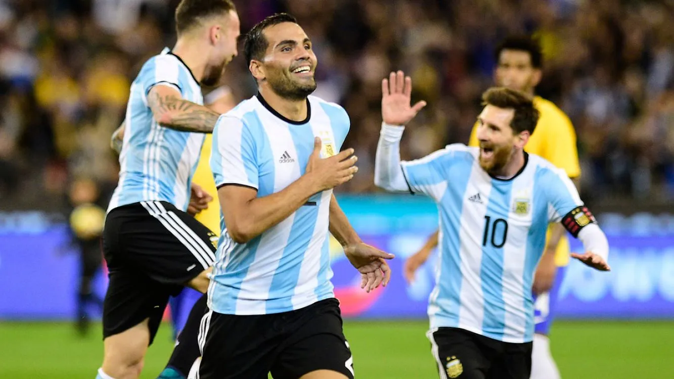 Gol de Gabriel Mercado. Argentina le ganó 1-0 a Brasil