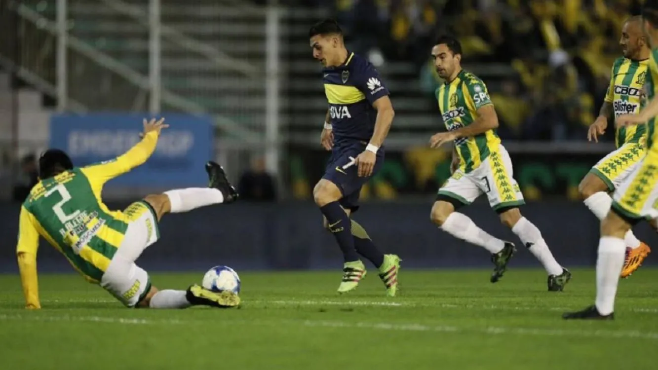 Cristian Pavón abría el marcador frente a los marplatenses