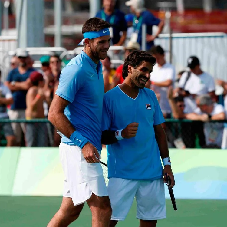 Foto de Clarín: Del Potro y González avanzaron en el dobles masculino