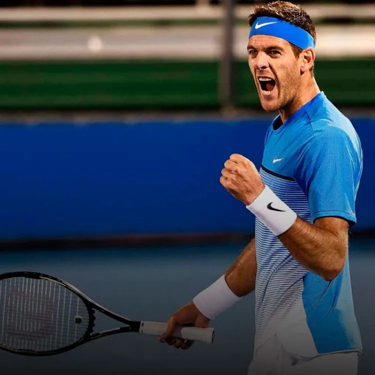 Del Potro jugó un partido increíble ante Dkolovic y avanzó de ronda.