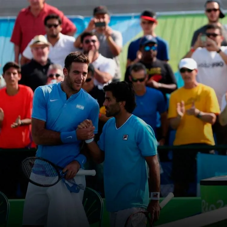 Del Potro por la tarde había avanzado a octavos de final en singles.